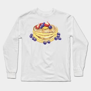 Pancakes with berries Long Sleeve T-Shirt